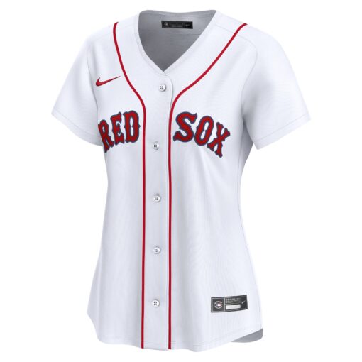 Women's Boston Red Sox White Home Limited Jersey - Image 2