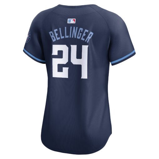 Women's Chicago Cubs Cody Bellinger Navy City Connect Limited Player Jersey - Image 3