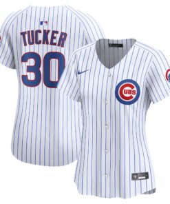 Women's Chicago Cubs Kyle Tucker White Home Limited Player Jersey