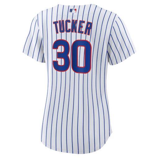 Women's Chicago Cubs Kyle Tucker White Home Player Jersey - Image 3