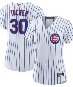 Women's Chicago Cubs Kyle Tucker White Home Player Jersey