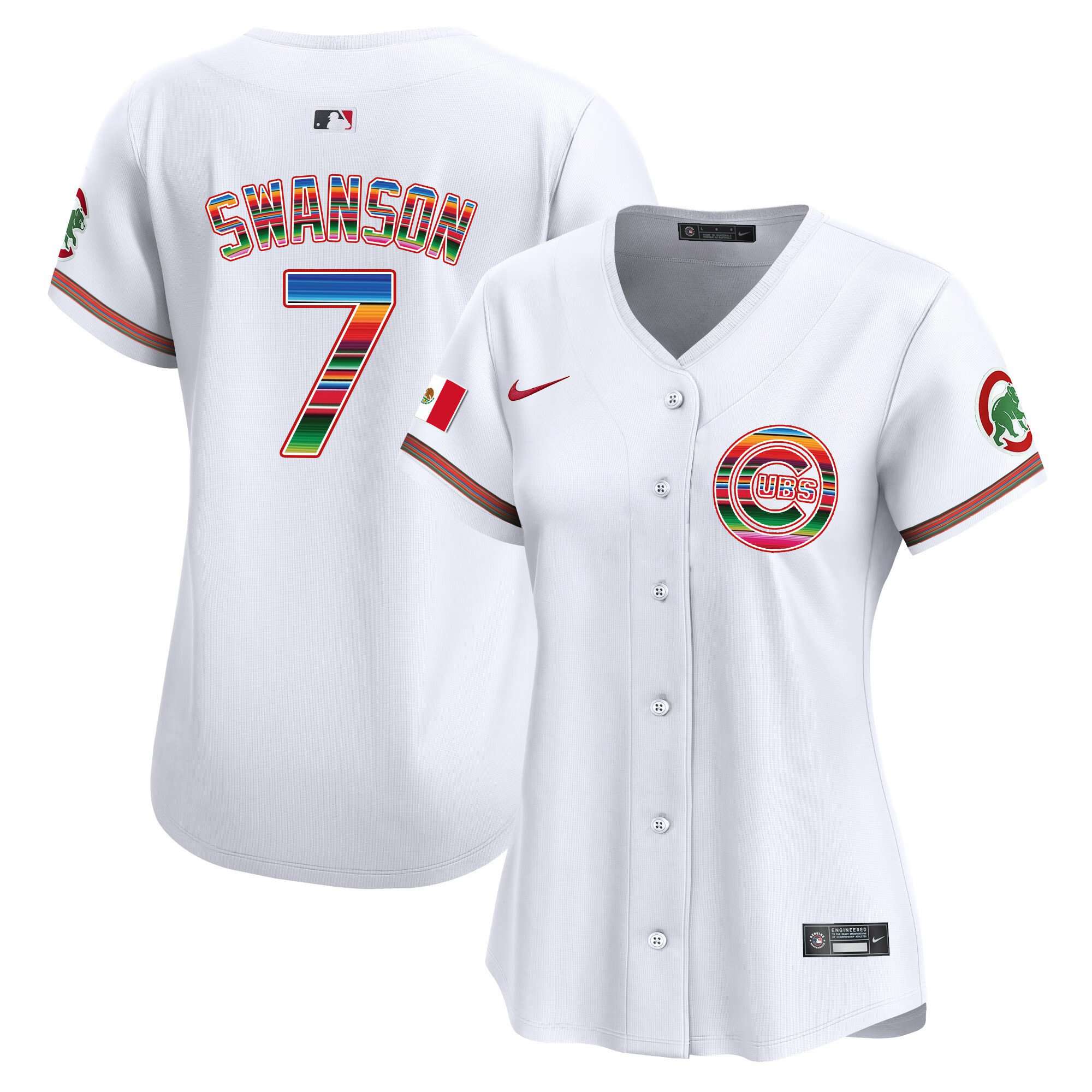 Women's Chicago Cubs Mexico Vapor Premier Limited Jersey