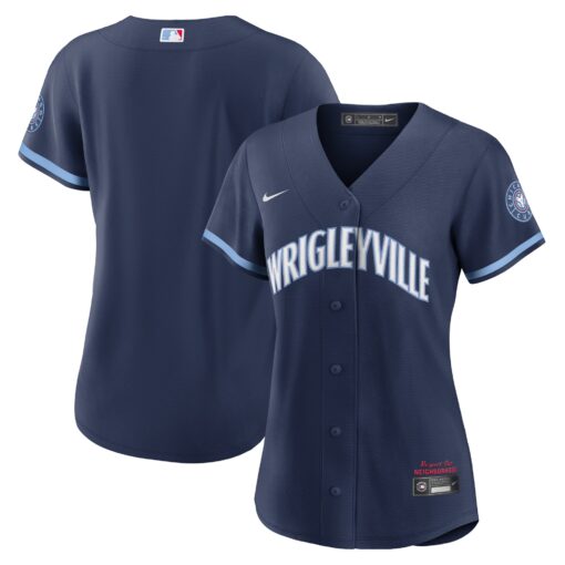 Women's Chicago Cubs Navy City Connect Jersey