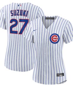 Women's Chicago Cubs Seiya Suzuki White Home Jersey