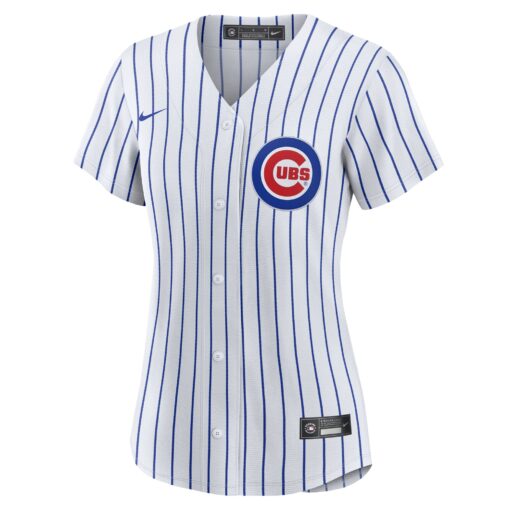 Women's Chicago Cubs White #1 Mom Home Jersey - Image 2