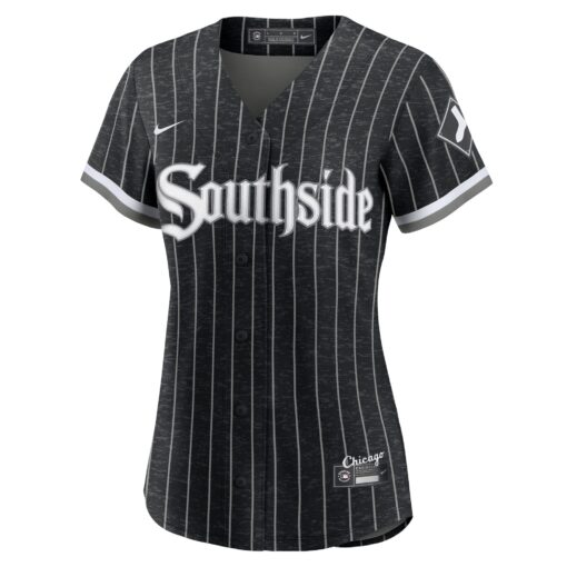 Women's Chicago White Sox Black City Connect Jersey - Image 2