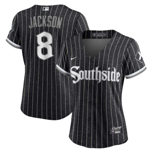 Women's Chicago White Sox Bo Jackson Black City Connect Player Jersey