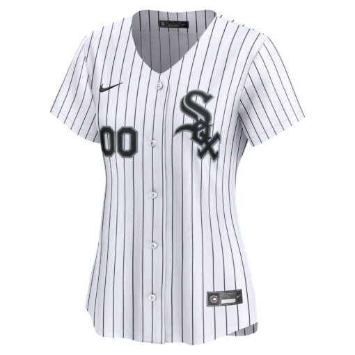 Women's Chicago White Sox White Home Limited Custom Jersey - Image 2