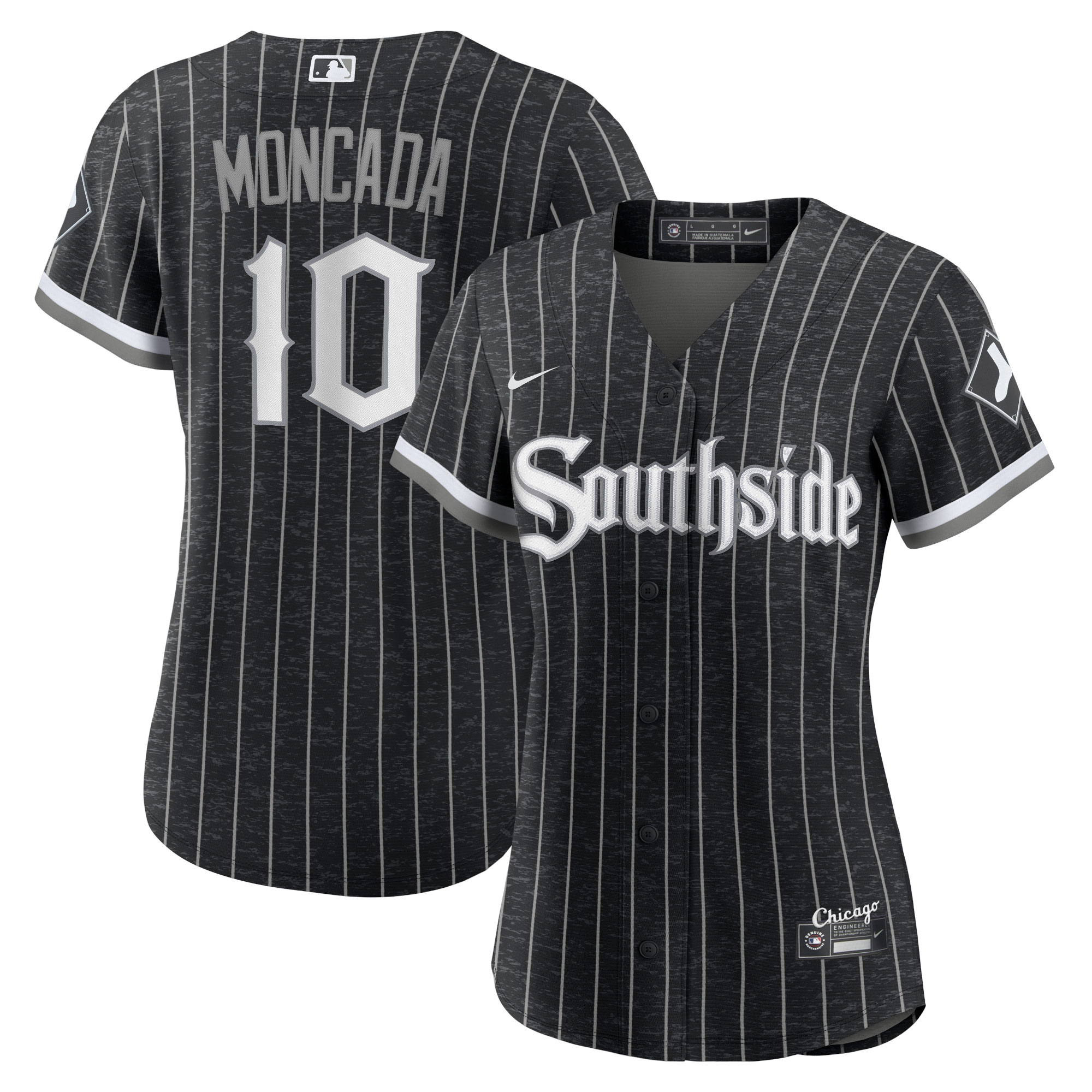 Women's Chicago White Sox Yoan Moncada Black City Connect Player Jersey