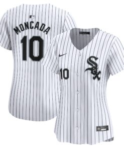 Women's Chicago White Sox Yoan Moncada White Home Limited Player Jersey