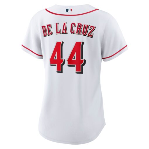 Women's Cincinnati Reds Elly De La Cruz White Home Jersey - Image 3