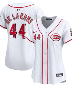 Women's Cincinnati Reds Elly De La Cruz White Home Limited Player Jersey