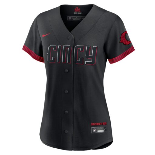 Women's Cincinnati Reds Ken Griffey Jr. Black City Connect Player Jersey - Image 2