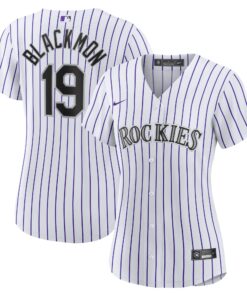 Women's Colorado Rockies Charlie Blackmon White Home Player Jersey