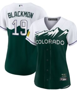 Women's Colorado Rockies Charlie Blackmon White/Forest Green City Connect Player Jersey