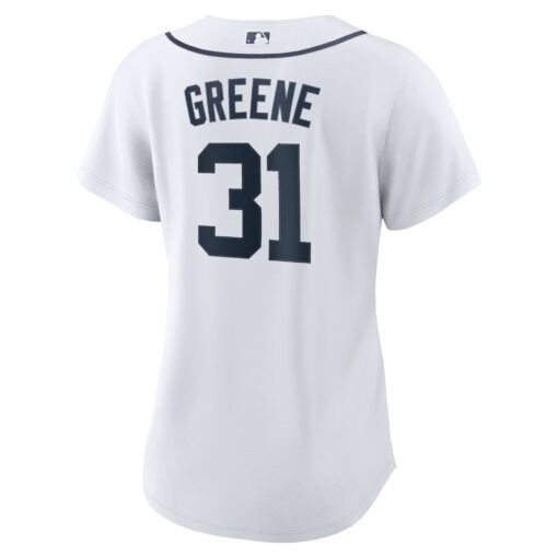 Women's Detroit Tigers Riley Greene White Home Player Jersey - Image 3