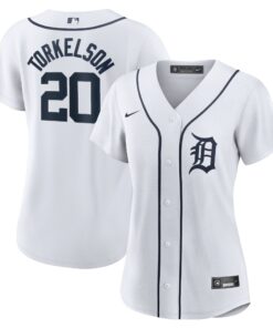 Women's Detroit Tigers Spencer Torkelson White Home Player Jersey
