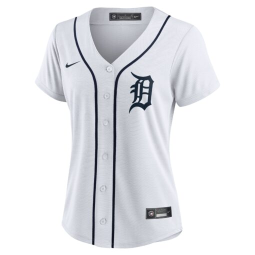 Women's Detroit Tigers Tarik Skubal White Home Player Jersey - Image 2