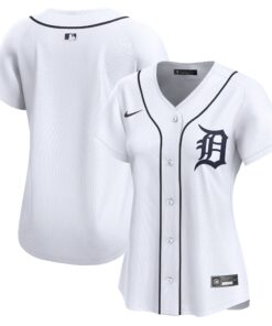 Women's Detroit Tigers White Home Limited Jersey