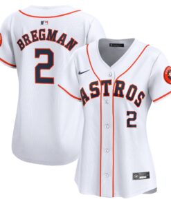 Women's Houston Astros Alex Bregman White Home Limited Player Jersey