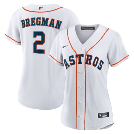 Women's Houston Astros Alex Bregman White Home Player Jersey