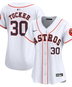 Women's Houston Astros Kyle Tucker White Home Limited Player Jersey