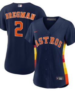 Women's Houston Astros Navy Alternate Player Jersey