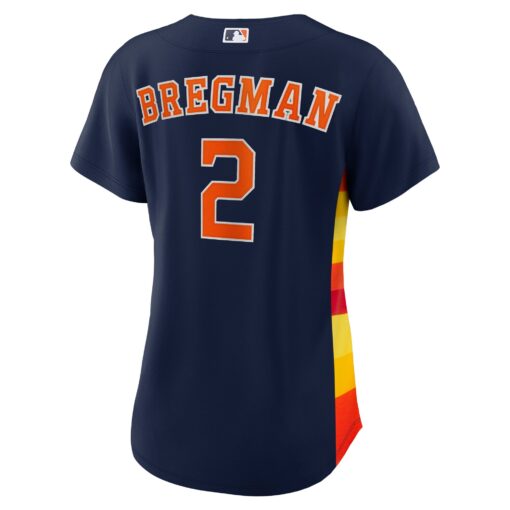 Women's Houston Astros Navy Alternate Player Jersey - Image 3