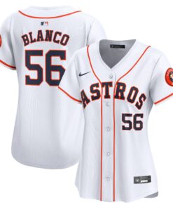 Women's Houston Astros Ronel Blanco White Home Limited Jersey