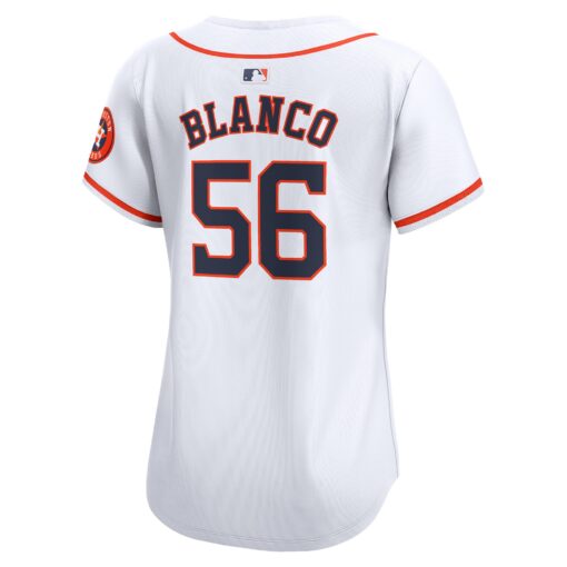 Women's Houston Astros Ronel Blanco White Home Limited Jersey - Image 3