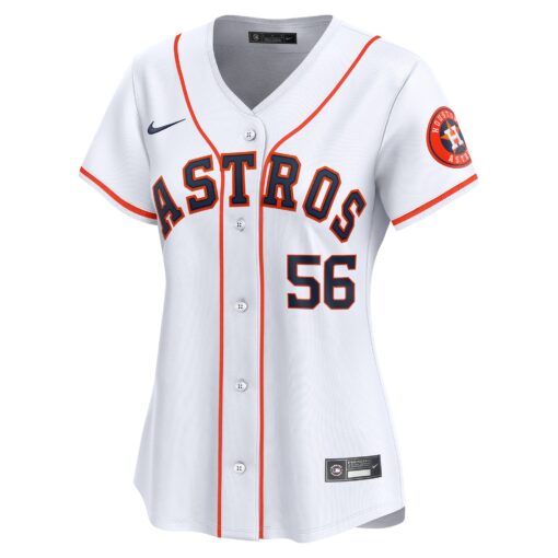 Women's Houston Astros Ronel Blanco White Home Limited Jersey - Image 2