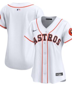 Women's Houston Astros White Home Limited Jersey