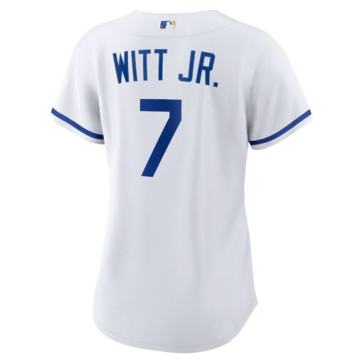 Women's Kansas City Royals Bobby Witt Jr. White Home Player Jersey - Image 3