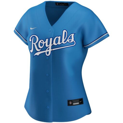 Women's Kansas City Royals Light Blue Alternate Team Jersey - Image 2