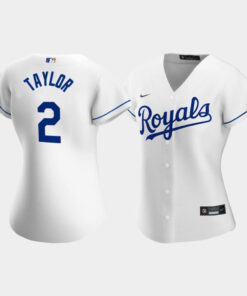 Women's Kansas City Royals Michael A. Taylor 2 White Home Player Jersey Jersey