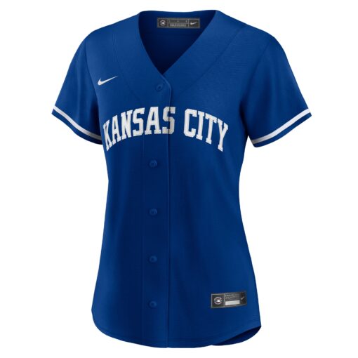 Women's Kansas City Royals Royal Alternate Team Logo Jersey - Image 2