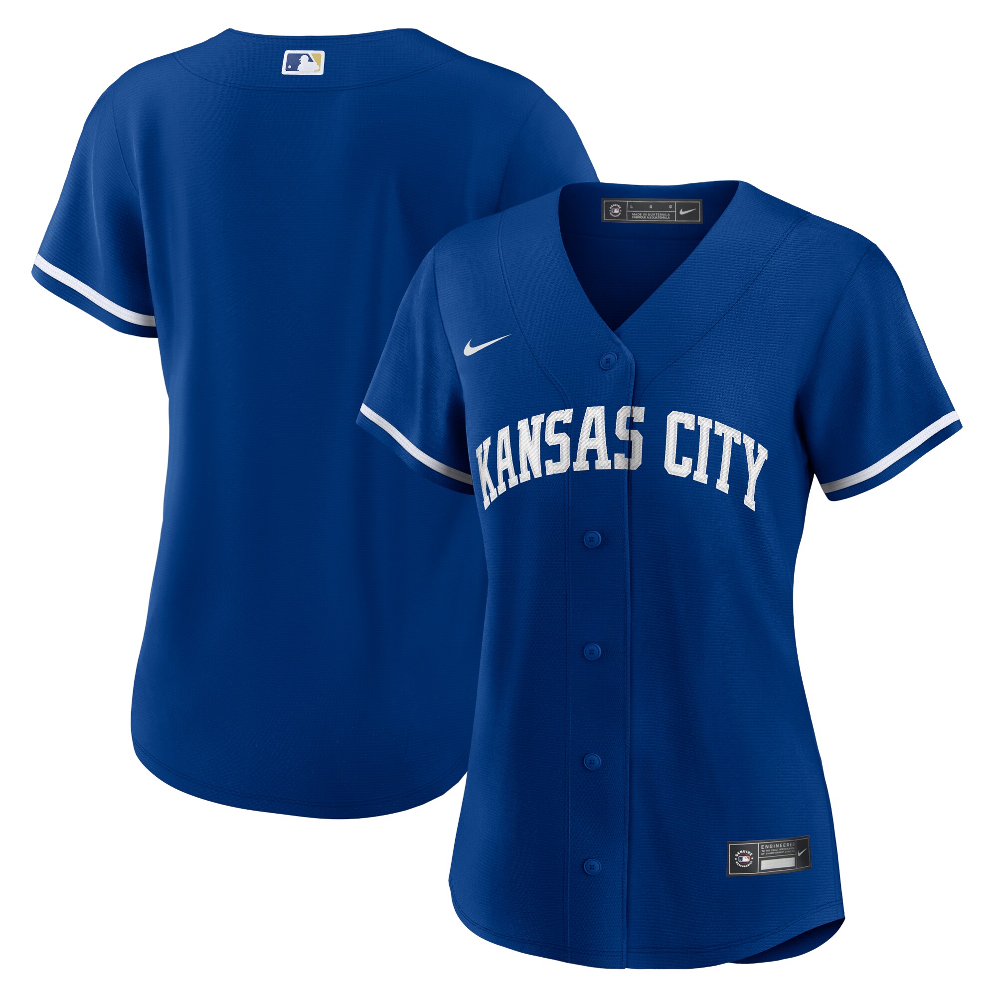 Women's Kansas City Royals Royal Alternate Team Logo Jersey