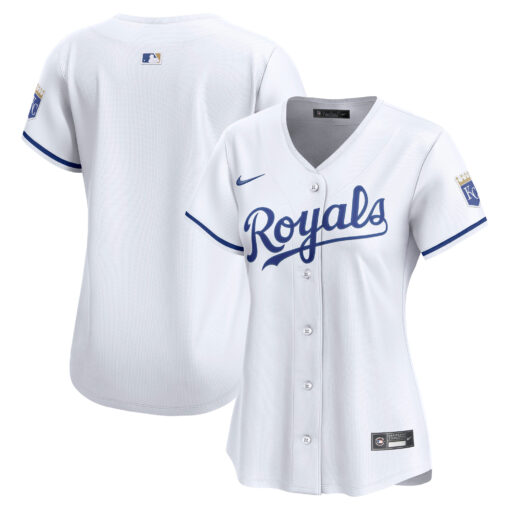 Women's Kansas City Royals White Home Limited Jersey