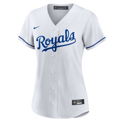 Women's Kansas City Royals White Home Team Jersey - Image 2