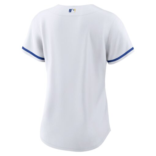 Women's Kansas City Royals White Home Team Logo Jersey - Image 3