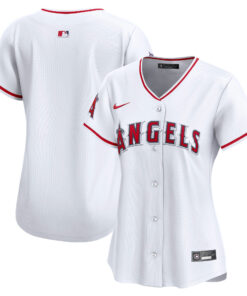 Women's Los Angeles Angels White Home Limited Jersey