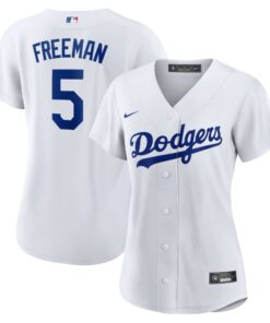 Women's Los Angeles Dodgers Freddie Freeman White Player Jersey