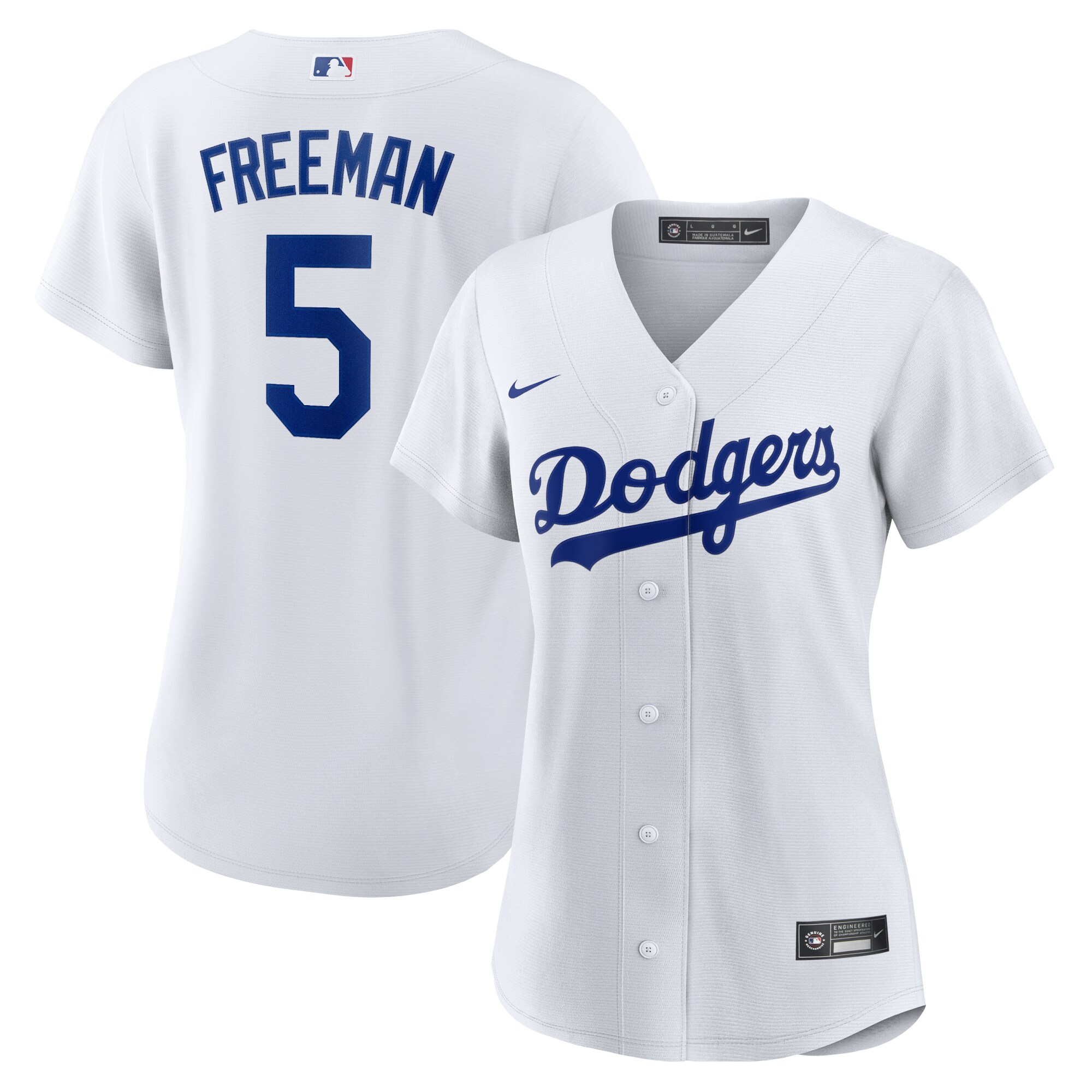 Women's Los Angeles Dodgers Freddie Freeman White Player Jersey
