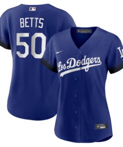 Women's Los Angeles Dodgers Mookie Betts Royal City Connect Player Jersey