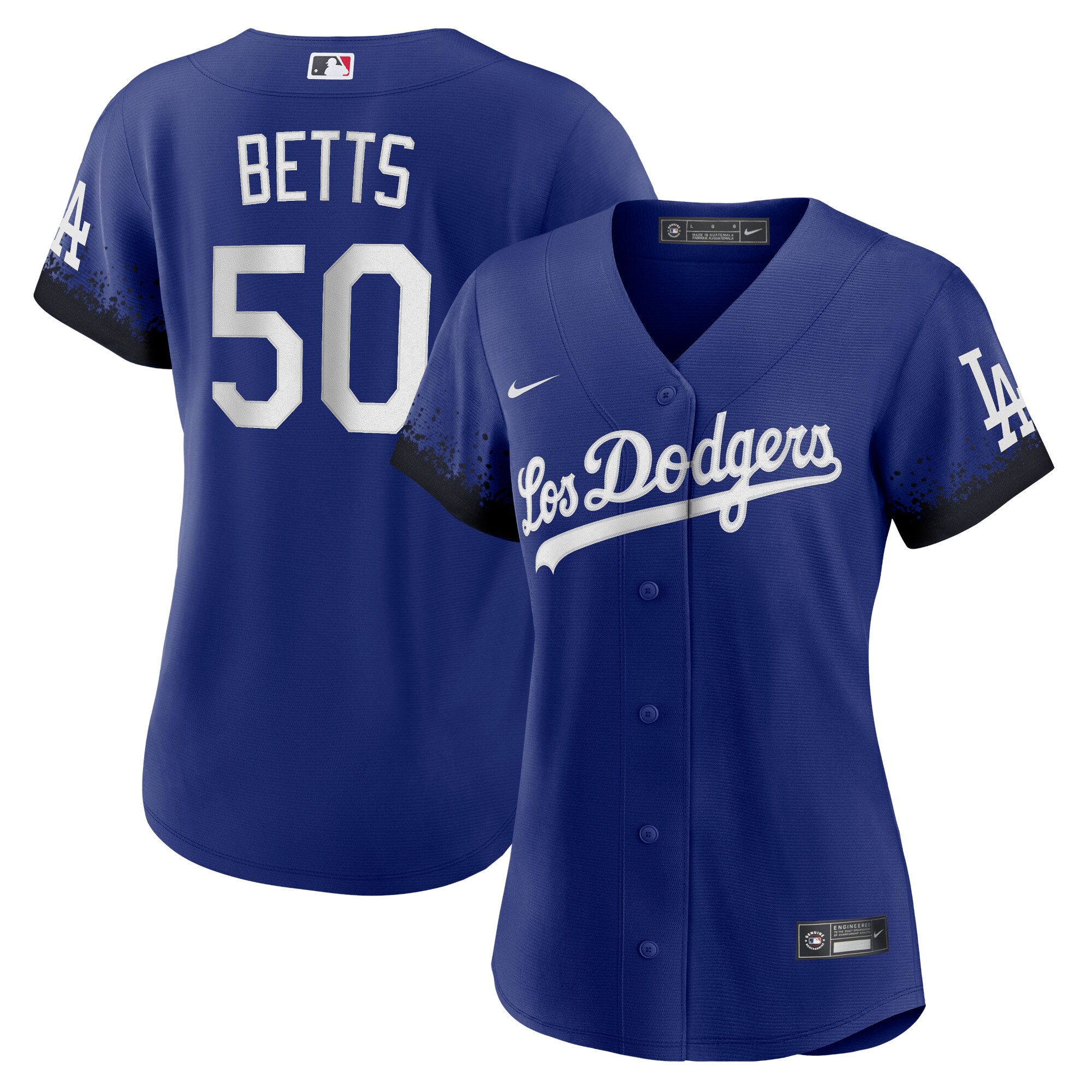 Women's Los Angeles Dodgers Mookie Betts Royal City Connect Player Jersey