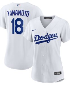 Women's Los Angeles Dodgers Yoshinobu Yamamoto White Home Player Jersey