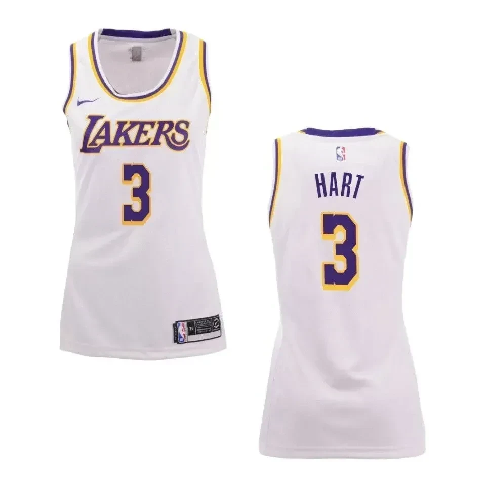 Women's Los Angeles Lakers 3 Josh Hart Association Swingman Jersey - White - JS767