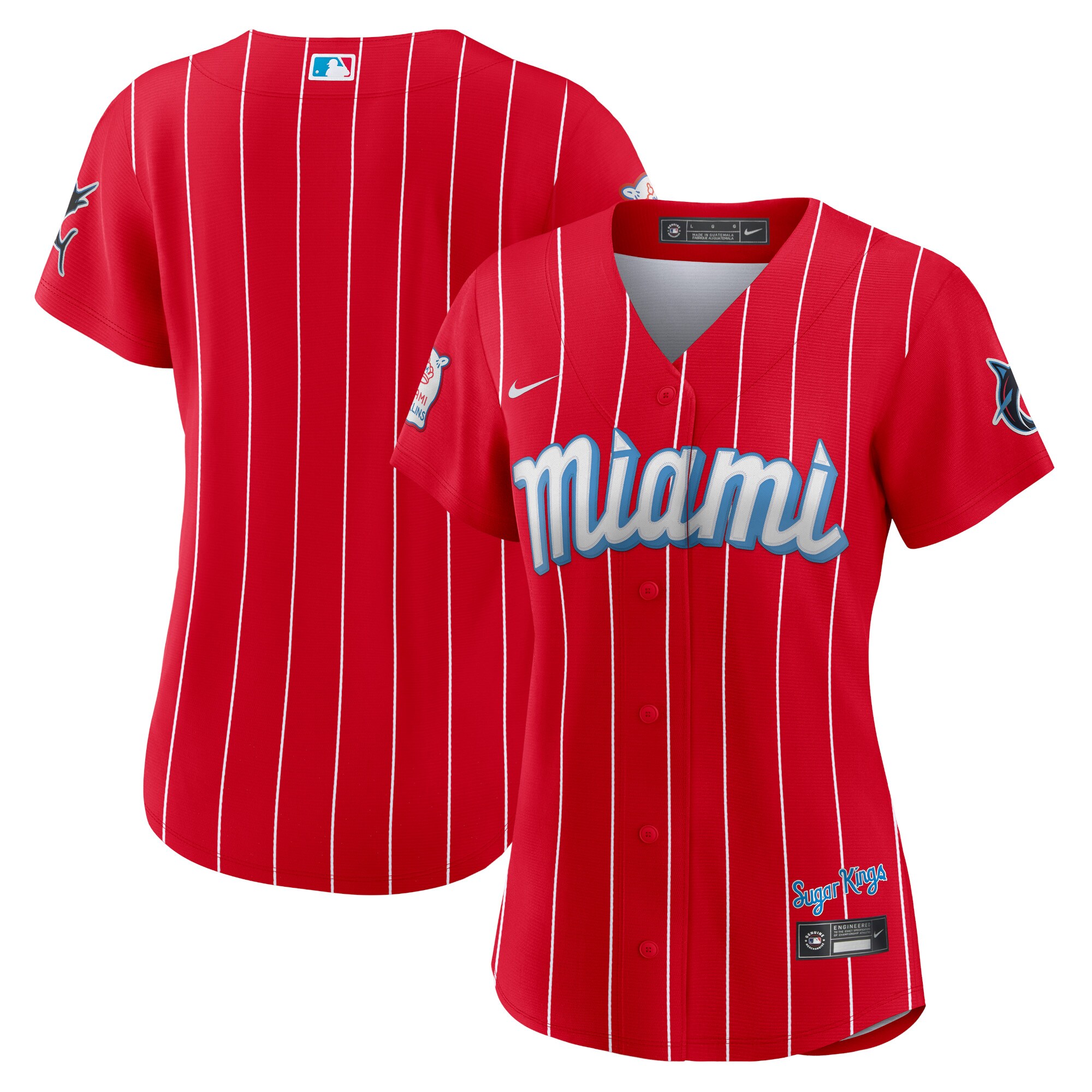 Women's Miami Marlins Red City Connect Jersey