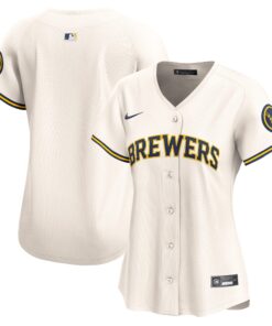 Women's Milwaukee Brewers Cream Home Limited Jersey