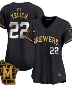 Women's Milwaukee Brewers Home Patch Vapor Premier Limited Jersey